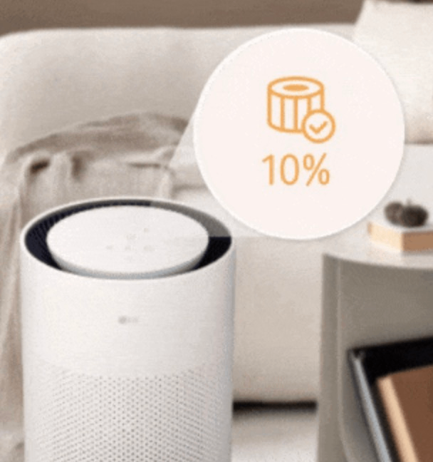 Filter Replacement Reminder — LG PuriCare AeroHit
