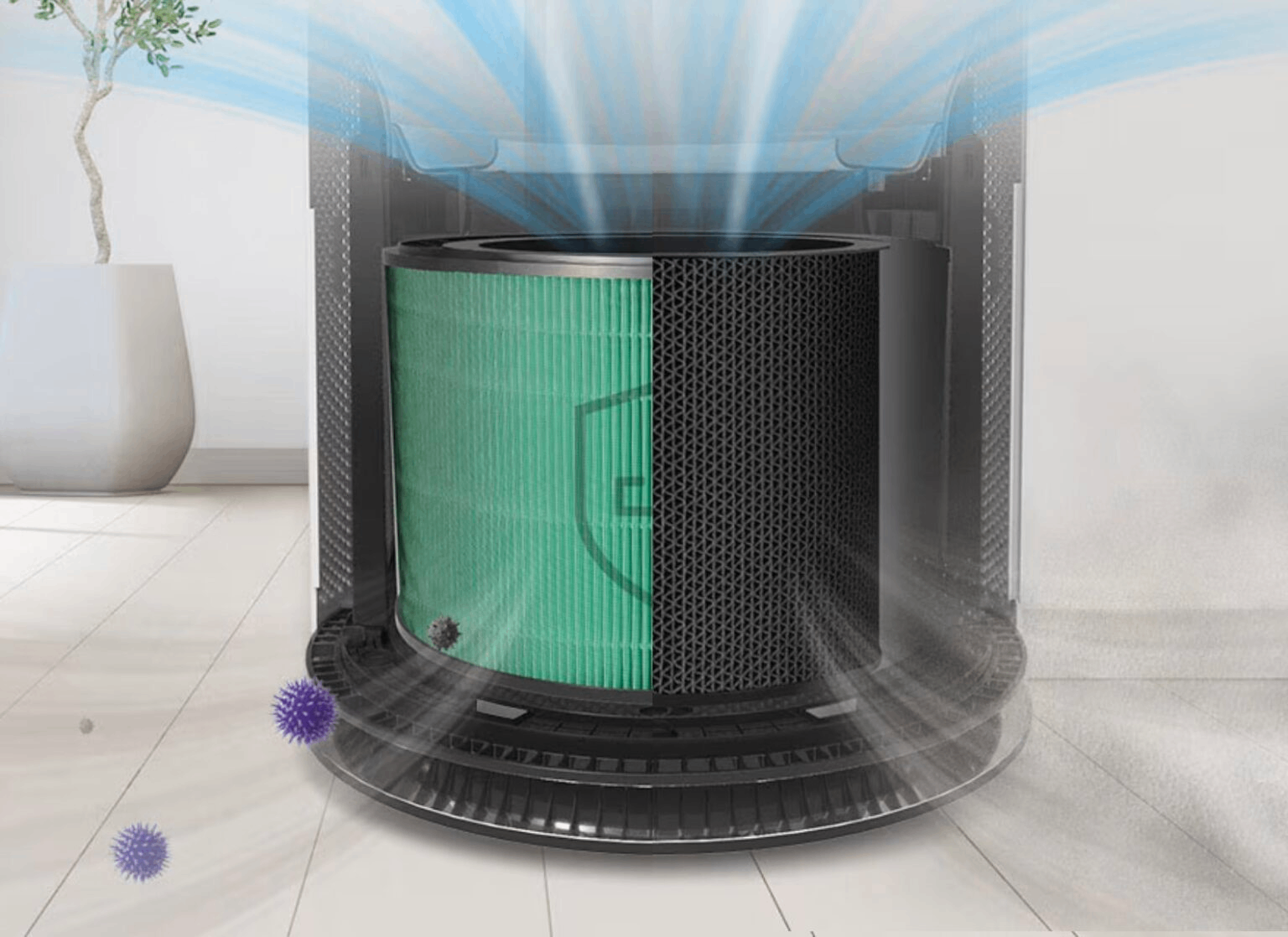 Multi-Filtration System — LG PuriCare 360° Air Purifier