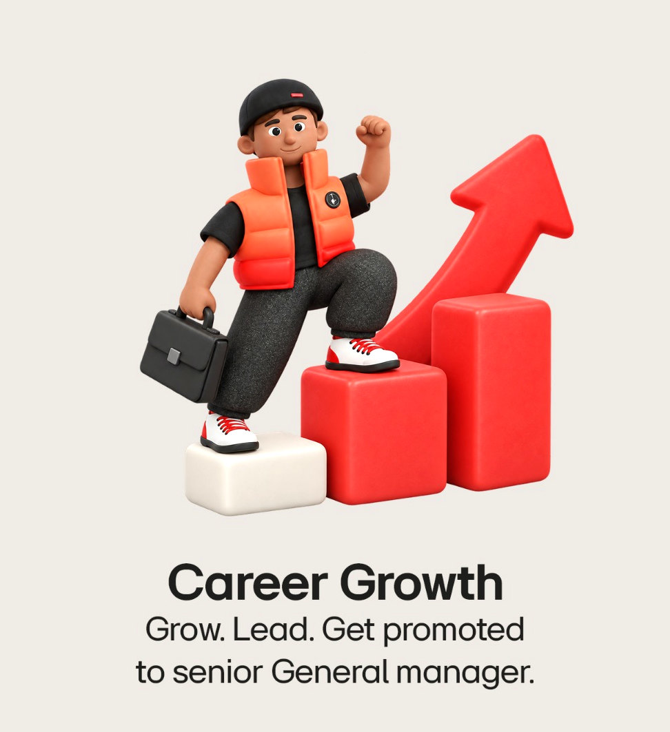 Career Growth — grow, lead and get promoted to Senior General Manager